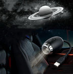 مصباح جو سقف السيارة | مصباح جو داخلي للسيارة USB بتصميم مجرة ودرب التبانة | HOORIVA