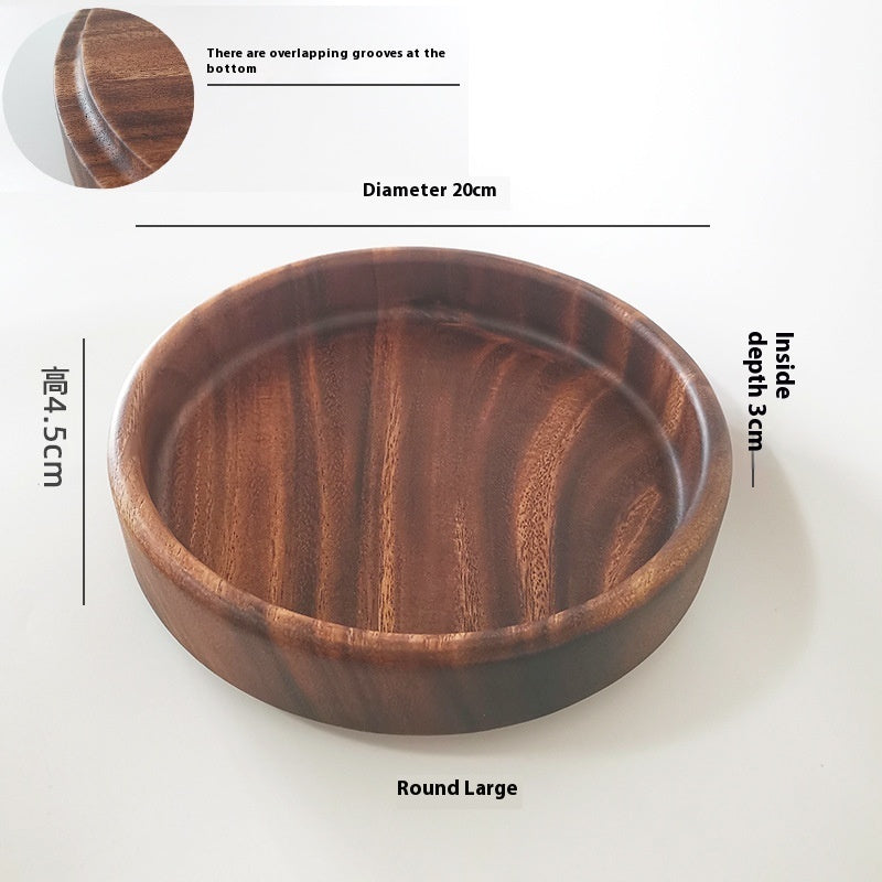 Walnut Wooden Serving Tray | Fruit & Storage Tray – Multiple Sizes
