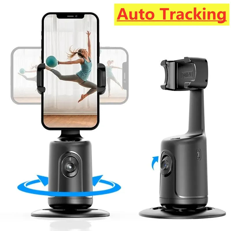 360° Smart Face Tracking Phone Holder with AI Auto Tracking
