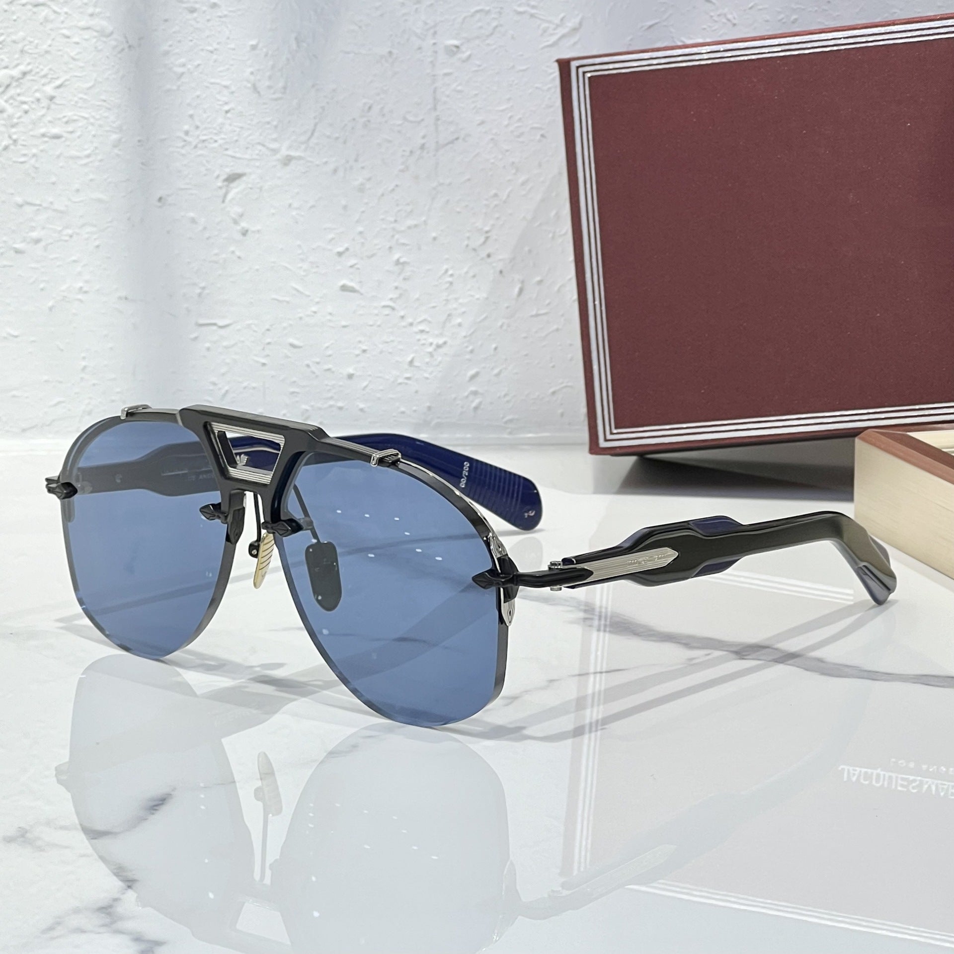 Light Luxury Metal INS-style Pilot Sunglasses For Sun Protection