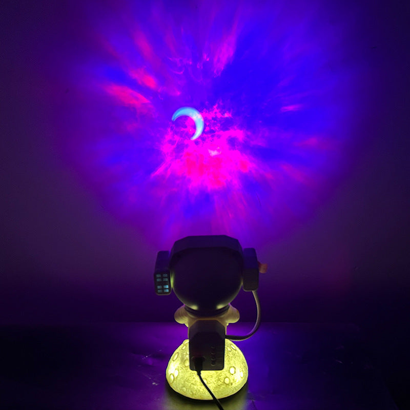 Astronaut Moon Projection Lamp | Starry Sky Night Light with Bluetooth Speaker | HOORIVA
