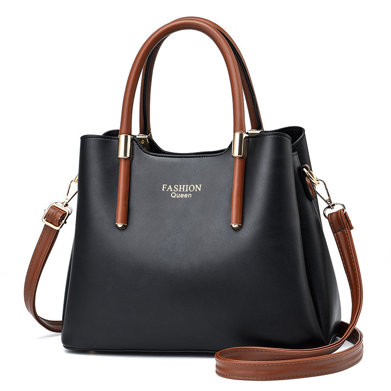 PU Leather Women's Shoulder Handbag — Vertical Square, Zipper, 7 Colours