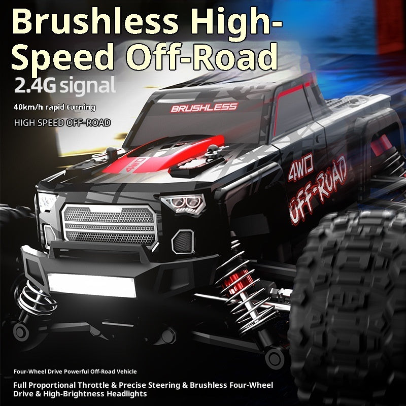 4WD Brushless Off-Road RC Car – High-Speed Remote Control Truck with Hydraulic Shock Absorbers