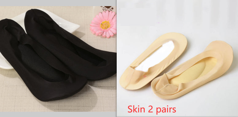 3D Air Cushion Invisible Boat Socks | Massage Sole, Silicone Grip, No-Show Women's Socks | HOORIVA