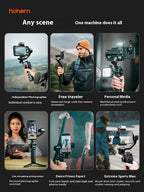 Hohem iSteady Vast Phone Gimbal | تتبع الوجه بالذكاء الاصطناعي، ضوء تعبئة مغناطيسي وبطارية تدوم 18 ساعة