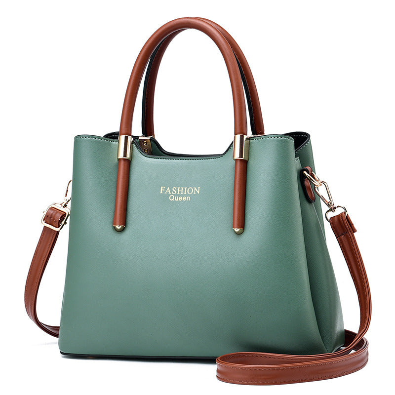 PU Leather Women's Shoulder Handbag — Vertical Square, Zipper, 7 Colours
