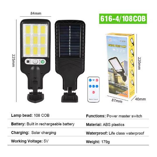 S616 Solar Motion Sensor Wall Light with Remote Control