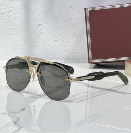 Light Luxury Metal INS-style Pilot Sunglasses For Sun Protection