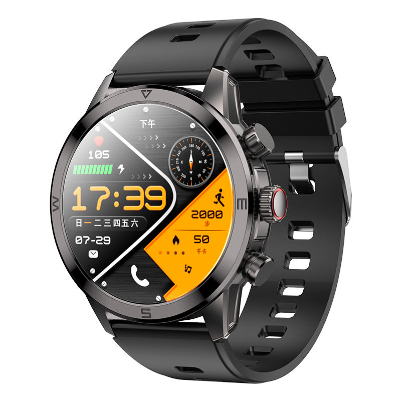 Men’s AMOLED Smart Watch – 7–14 Day Battery, Bluetooth Calling, Heart Rate & Health Tracker