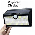 78-LED Solar Motion Sensor Outdoor Wall Lamp