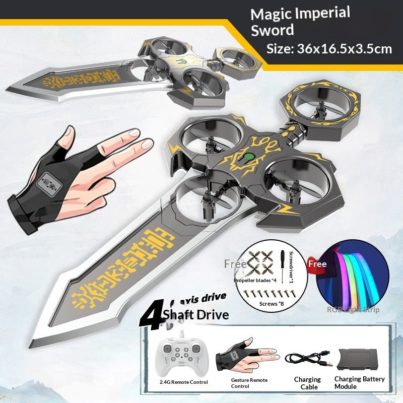 Feel-the-wind Flying Sword Remote-controlled Drone Toy
