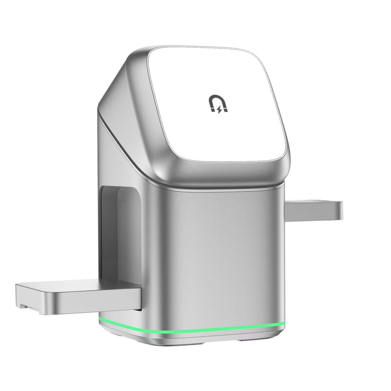 Magnetic Wireless Charging Stand | 180° Rotating Type-C Phone Charger