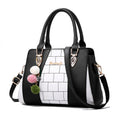 Women's Large PU Leather Shoulder Bag – Spacious Tote Handbag with Zipper