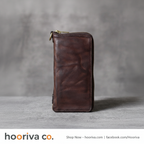 Genuine Italian Cowhide Long Zipper Wallet – HBBT