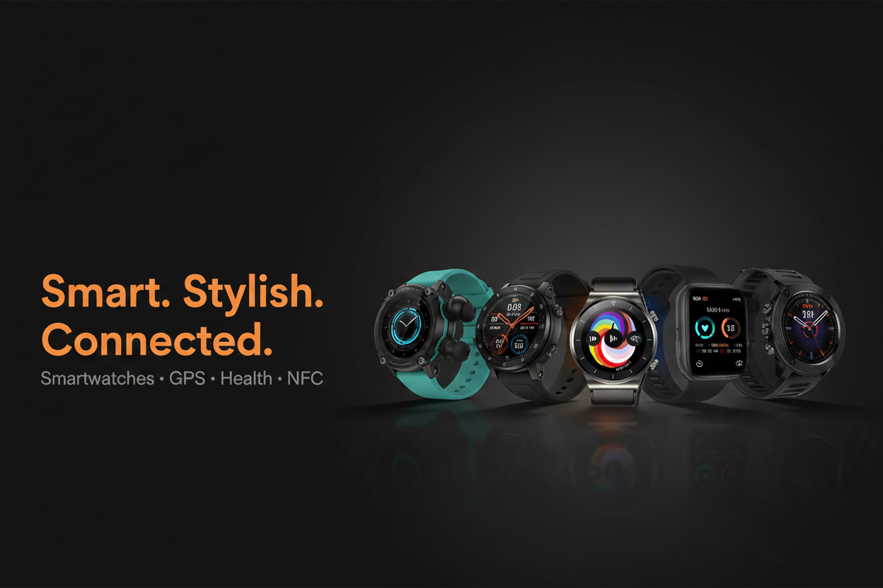 Hooriva Smartwatch Dark Premium Banner