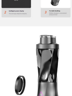 HOMEFISH ZZJ-0001 Portable Electric Blender Cup | 700ML USB Rechargeable Smoothie Blender