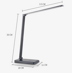 TX13 LED Desk Lamp | 10W Wireless Charging Base | 5 Colour Temperatures | 460LM | EU/UK/US Plug