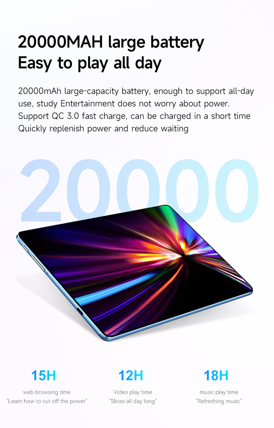 Pad Pro 2022 14-Inch OLED Tablet | MediaTek X30 | 12GB+512GB | 20000mAh | Dual JBL | 5G WiFi | 120Hz