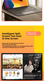 10.1-Inch 5G Tablet | 20000mAh | 48MP Triple Camera | 16GB+512GB | 10-Core | HIFI | Dual SIM