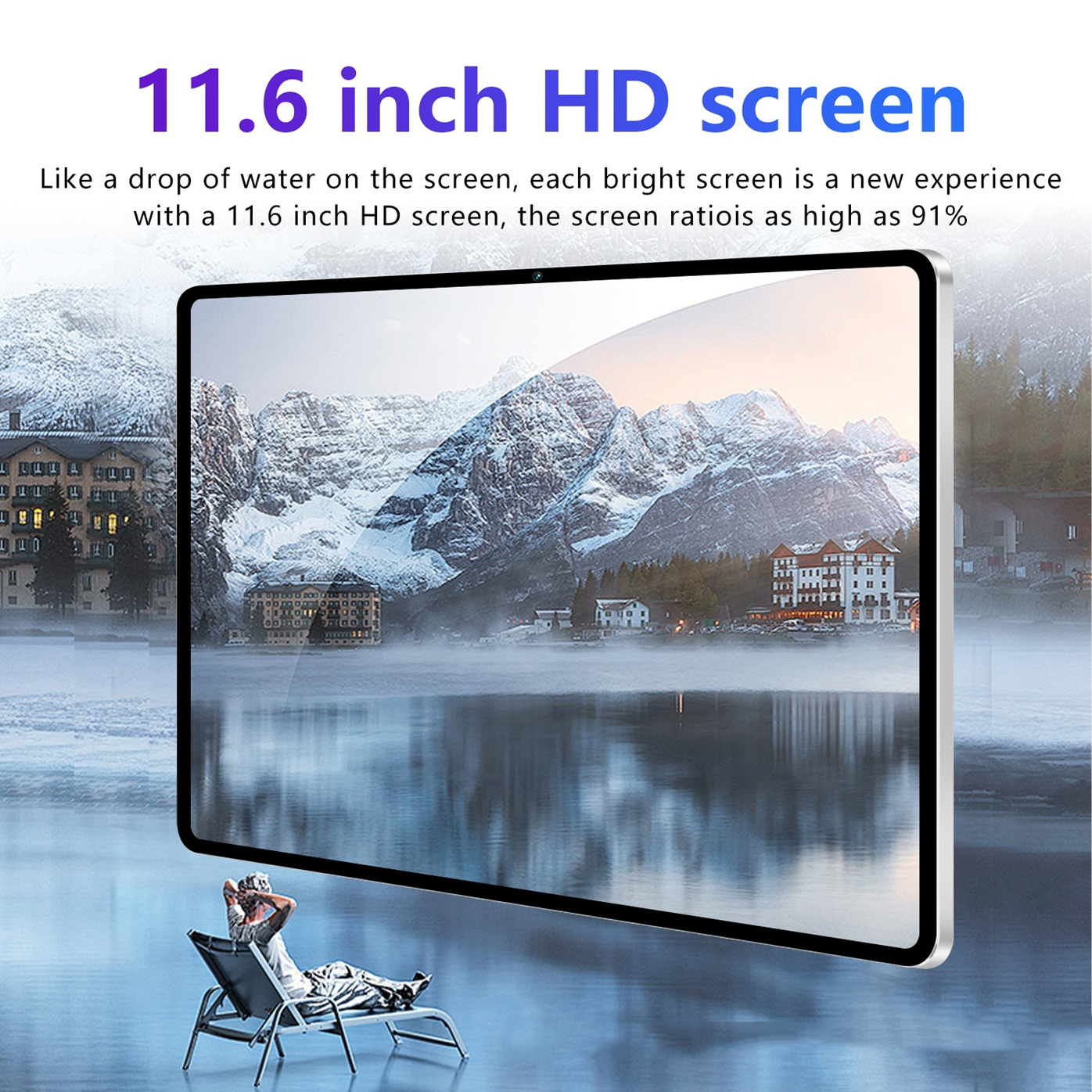 Pad8 Max 11.6-Inch Android 15 Tablet Google Edition | Snapdragon 865 | 16GB+512GB | 32MP+24MP | 12000mAh