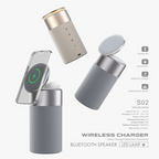 WiWU WI-W022 3-in-1 Wireless Charger Speaker & Night Light | Bluetooth 5.0