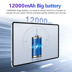 11.6 Inch Android Tablet | 32MP Camera | 12000mAh | Quad Speakers | Dual SIM | 4 Colours