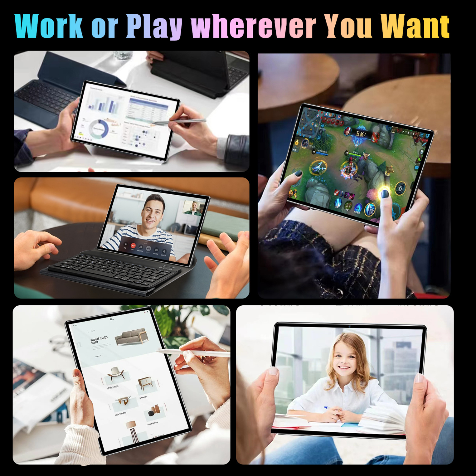 10.1-Inch 5G Android 13 Tablet | 12GB+512GB | 48MP+24MP | 10-Core | 8000mAh | Dual SIM