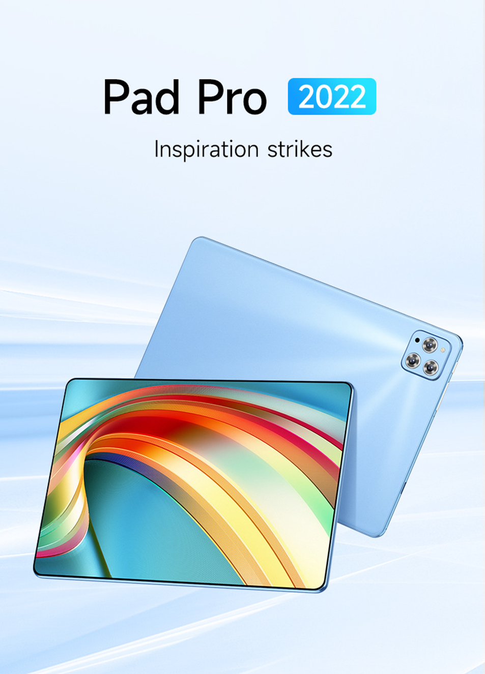Pad Pro 2022 14-Inch OLED Tablet | MediaTek X30 | 12GB+512GB | 20000mAh | Dual JBL | 5G WiFi | 120Hz