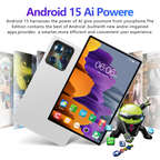 Pad8 Max 11.6-Inch Android 15 Tablet Google Edition | Snapdragon 865 | 16GB+512GB | 32MP+24MP | 12000mAh