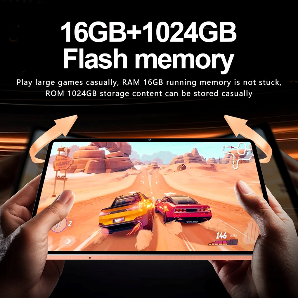11.6 Inch Android 16 Tablet | 16GB RAM 1024GB | 2.5K Display | Wi-Fi 6 | 5G SIM | 24MP Camera