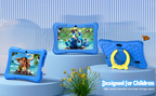 PRITOM 7-Inch Kids Tablet | Iwawa Software | Parental Controls | Educational Games | Blue & Pink