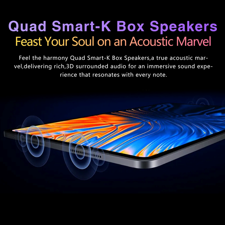 Snapdragon 888 | 8GB+256GB | 32MP | 10000mAh | Wi-Fi 7 | Free Stylus  | 10.1-Inch Android 14 Tablet PC |