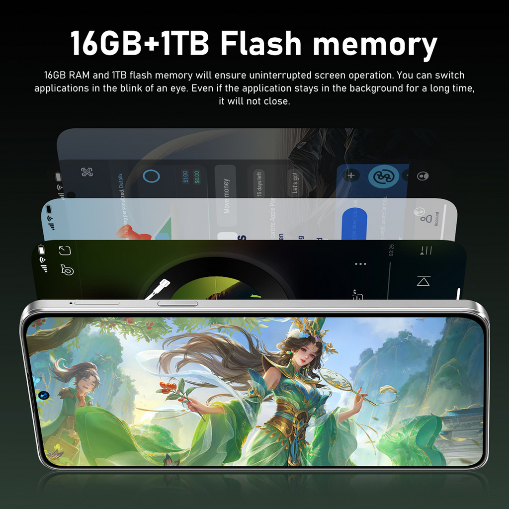 M17 Pro Max 5G Smartphone | 7.3" Perforated Screen, Snapdragon 8 Gen4, 108MP Camera