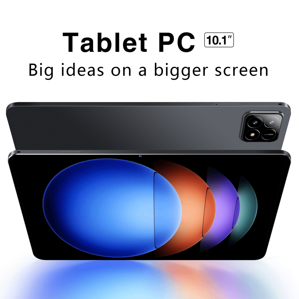 Android 14 AI Tablet | Snapdragon 888 10-Core | 6GB+128GB | Wi-Fi 7 | GPS | WPS Office | 10.1-Inch