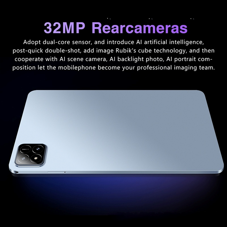 Snapdragon 888 | 8GB+256GB | 32MP | 10000mAh | Wi-Fi 7 | Free Stylus  | 10.1-Inch Android 14 Tablet PC |