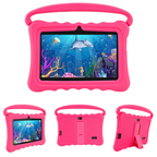 7" Kids Tablet | Android 10 | Quad-Core | IPS WiFi | Parent Control | Kid-Proof Case | Blue Pink | Hooriva