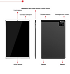 10.1-Inch Android Tablet | 5G Wi-Fi | Dual SIM | GPS | 3D Sound | Gaming & Study