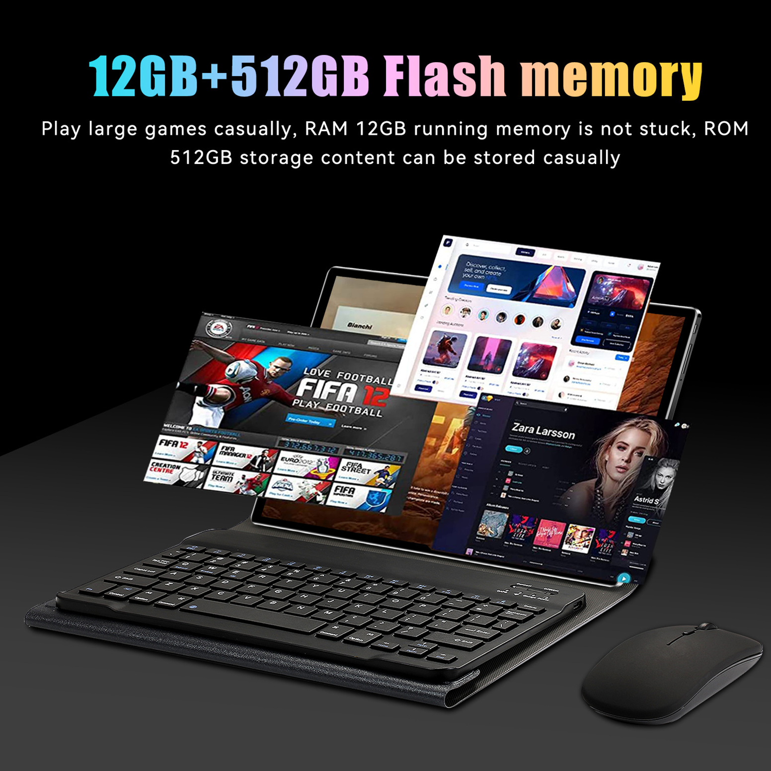 10.1-Inch 5G Android 13 Tablet | 12GB+512GB | 48MP+24MP | 10-Core | 8000mAh | Dual SIM