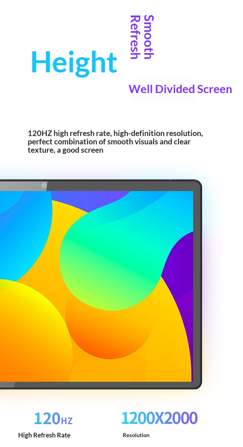12-Inch Android Gaming Tablet | Octa-Core | 8G+128GB | 120Hz | 7000mAh | Four BOX Speakers