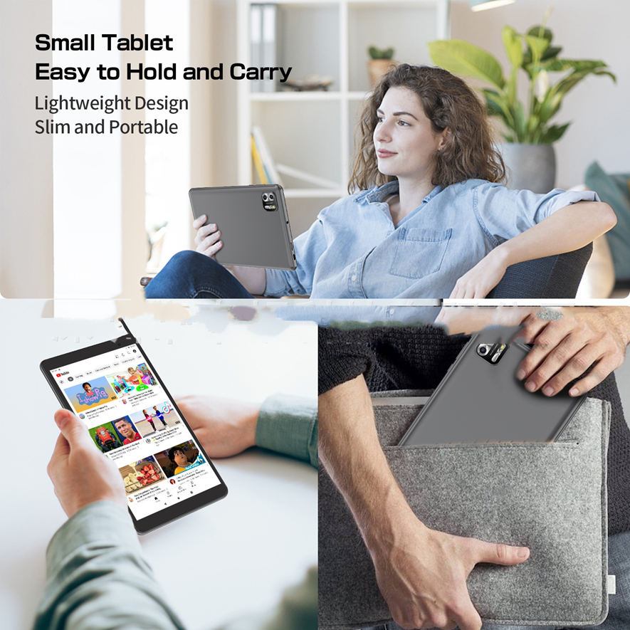 8" Android 13 Tablet | Allwinner A133 Octa-Core | 8GB+64GB+1TB | 5000mAh | 8MP+2MP | GPS | IPS | Hooriva