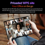 Android 14 AI Tablet | Snapdragon 888 10-Core | 6GB+128GB | Wi-Fi 7 | GPS | WPS Office | 10.1-Inch