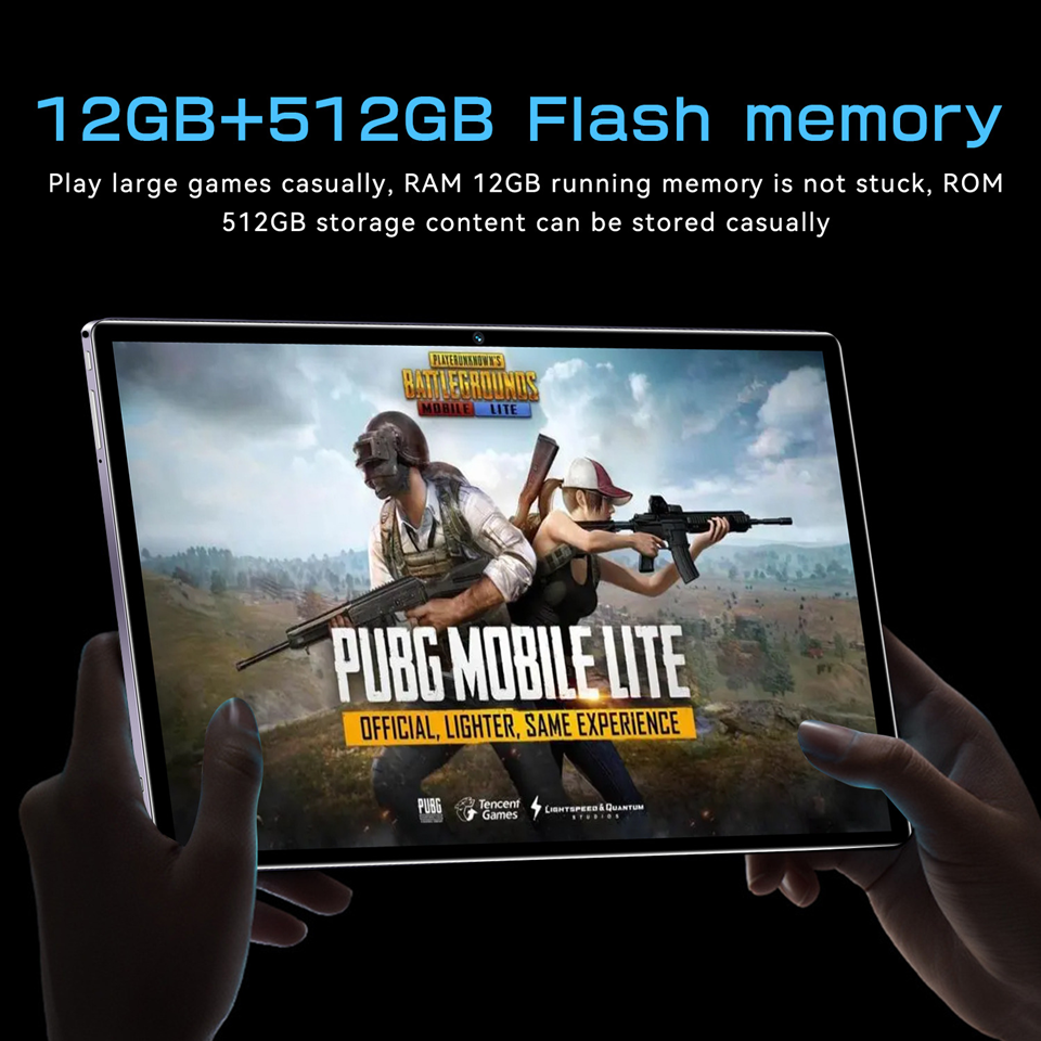 Tablet PC 11-Inch HD | Snapdragon 865 10-Core | 12GB+512GB | 16MP+32MP | Android 13 | 15000mAh