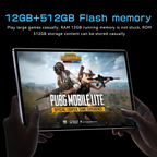 Tablet PC 11-Inch HD | Snapdragon 865 10-Core | 12GB+512GB | 16MP+32MP | Android 13 | 15000mAh