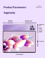 14-Inch Noble Purple Flagship Tablet | 4K 120Hz HDR10 | Dolby Vision | 32MP | Card-Insertable | Stylus | 2024