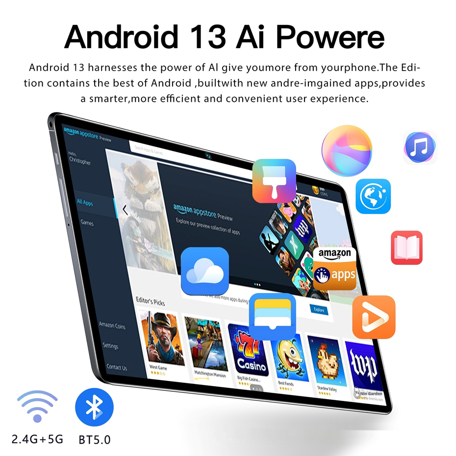 P70 Pro 5G Android Tablet | 16GB RAM 512GB | 12000mAh | 32MP AI Camera