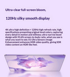 14-Inch Noble Purple Flagship Tablet | 4K 120Hz HDR10 | Dolby Vision | 32MP | Card-Insertable | Stylus | 2024