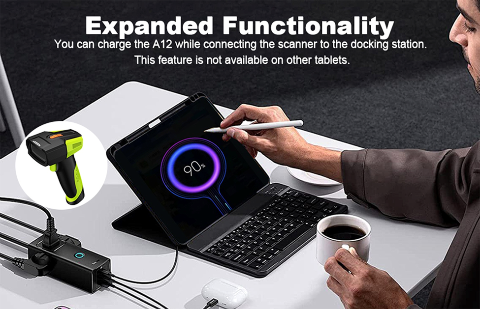 Winpad A12 10.95 Inch Android 14 Tablet | 4G LTE Dual SIM | 8000mAh | T606 Octa Core | 128GB