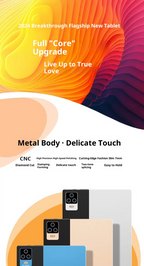 10.1-Inch 5G Tablet | 20000mAh | 48MP Triple Camera | 16GB+512GB | 10-Core | HIFI | Dual SIM