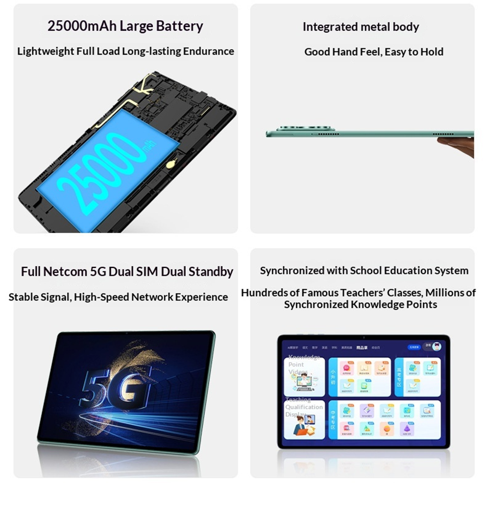 OPPOP70 12-Inch 5G Tablet | 25000mAh | 16GB+512GB | MTK X35 | 4K 120Hz | Dual SIM
