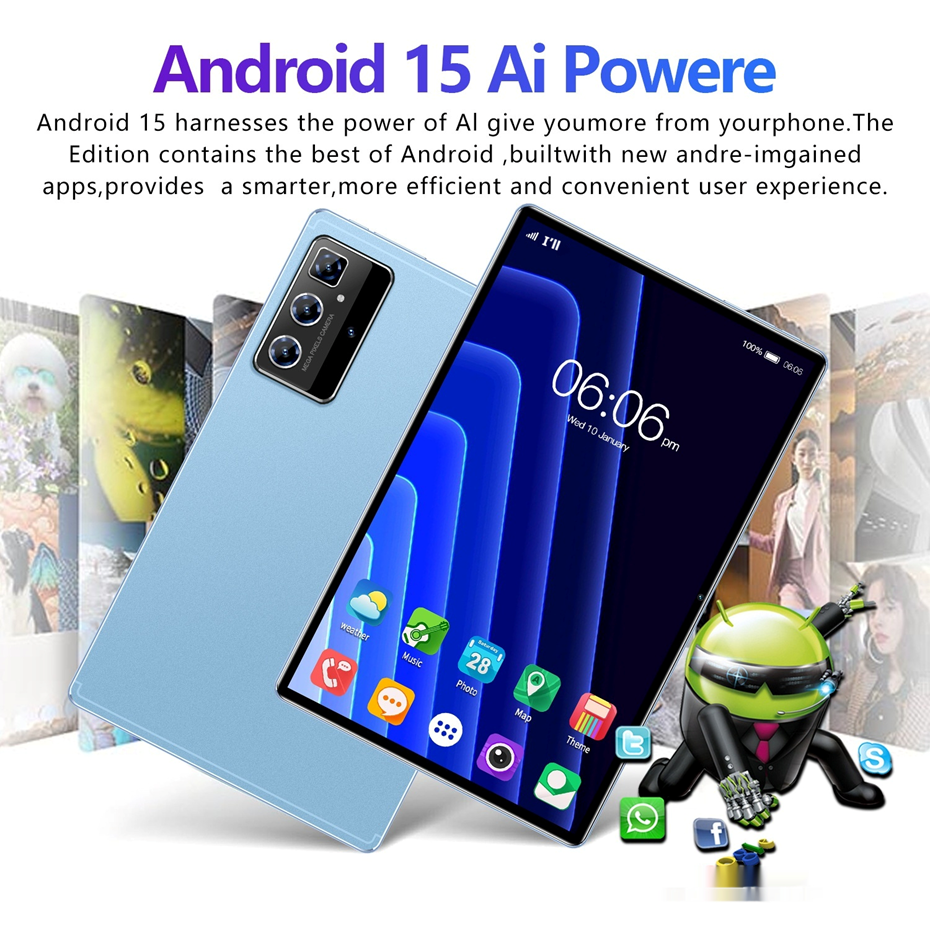 11.6 Inch Android Tablet | 32MP Camera | 12000mAh | Quad Speakers | Dual SIM | 4 Colours